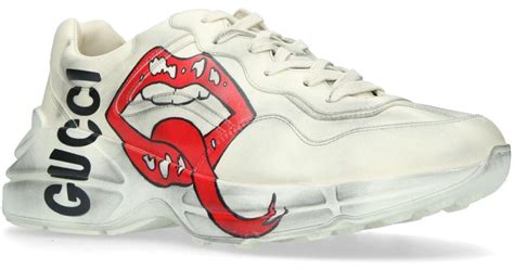 gucci shoes with lips|Gucci slippers diamond.